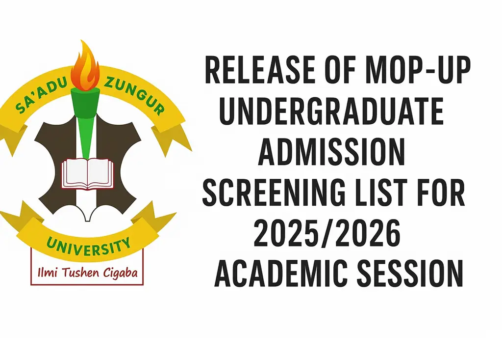 MOP-UP LIST